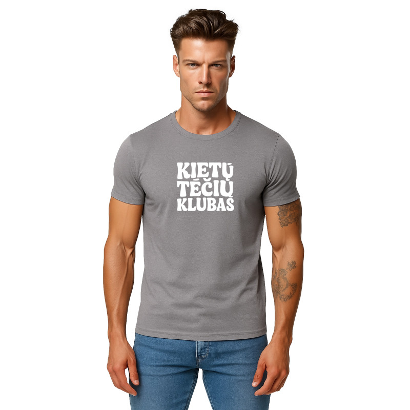 Vīriešu pelēks T-krekls Cool Dad (balts) PK4004