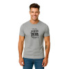 Vīriešu pelēks T-krekls Best Dad (melns) PK4002