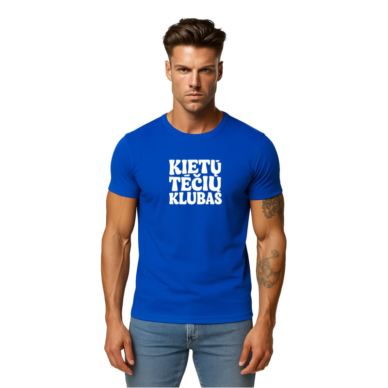 Vīriešu zils T-krekls Cool Dad (balts) PK4004