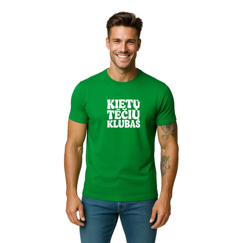 Vīriešu zaļš T-krekls Cool Dad (balts) PK4004