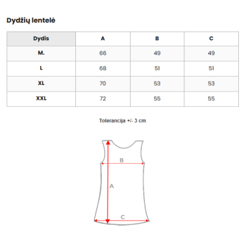 Balts vīriešu T-krekls bez piedurknēm Sport