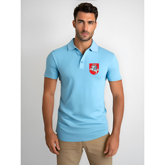 Vīriešu gaiši zils polo krekls Herb JS/8T80