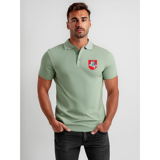 Vīriešu piparmētru polo krekliņš Herbas JS/8T80 - T-krekls Vīriešu piparmētru polo krekliņš Herbas JS/8T80