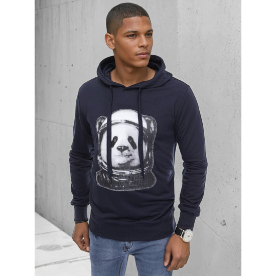 Vīriešu tumši zils džemperis Panda BX5131