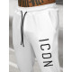 Vīriešu baltas treniņbikses Icon Bikses