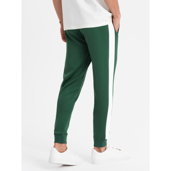 Vīriešu zaļas brīvā laika bikses Adelf Bikses