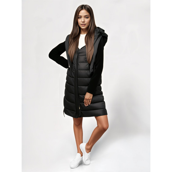 Sieviešu melnā veste Rediģēt JS/16M9097/392 - Sievietēm Sieviešu melnā veste Rediģēt JS/16M9097/392