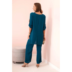 Sieviešu komplekts zilā krāsā Elis Sieviešu komplekts zilā krāsā Elis