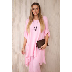 Sieviešu komplekts rozā Elis Sieviešu komplekts rozā Elis