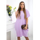 Violetti mekko, jossa taskut ja riipus Deli 31036 - Naisille Violetti mekko, jossa taskut ja riipus Deli 31036