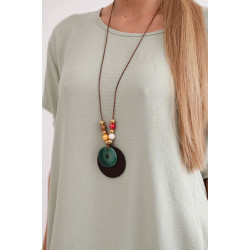 Pelēka kleita ar kabatām un kulonu Deli Pelēka kleita ar kabatām un kulonu Deli