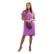 Purple dress with pockets Safira