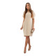Brown dress with pockets Safira