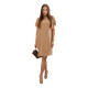 Light brown dress with pockets Safira