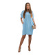 Light blue dress with pockets Safira