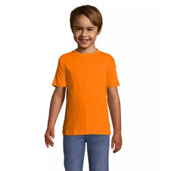 Bērnu viendzimuma oranžs T-krekls Kids