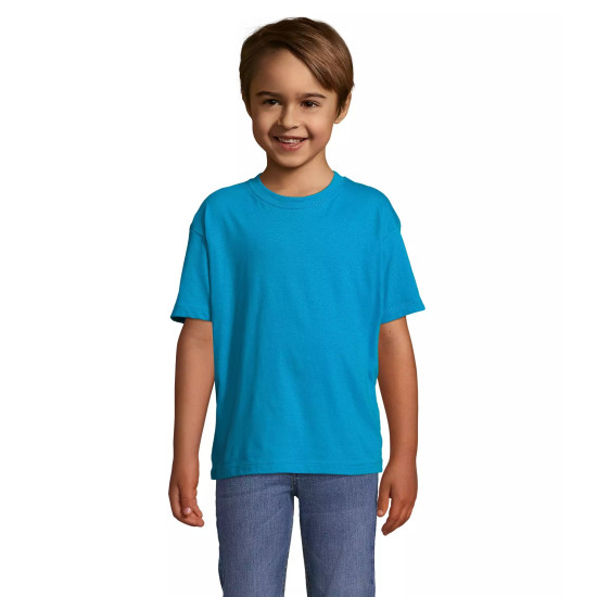 Bērnu zilais T-krekls bērniem KIDS11970 - T-krekls Bērnu zilais T-krekls bērniem KIDS11970