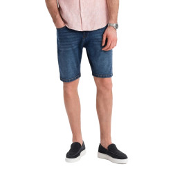 Men's dark blue jeans shorts Celtic