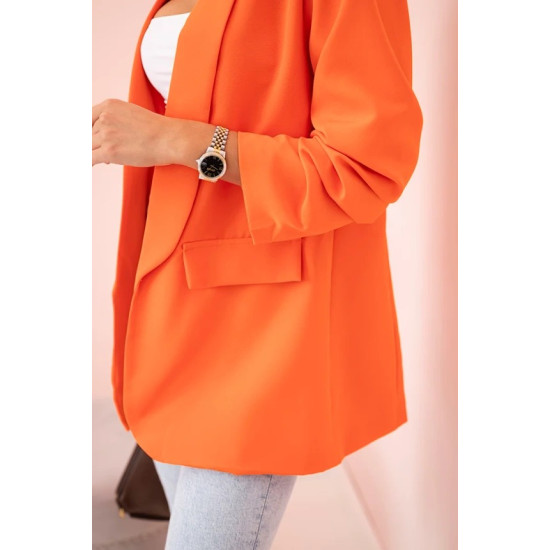 Sieviešu oranžā jaka Florita 32099 - Sievietēm Sieviešu oranžā jaka Florita 32099
