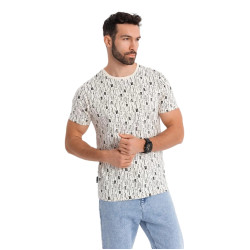 Vīriešu balts T-krekls Authentic Vīriešu balts T-krekls Authentic