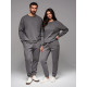 Unisex brīvā laika kostīms pelēks Pāri V18 Z109 - Sievietēm Unisex brīvā laika kostīms pelēks Pāri V18 Z109