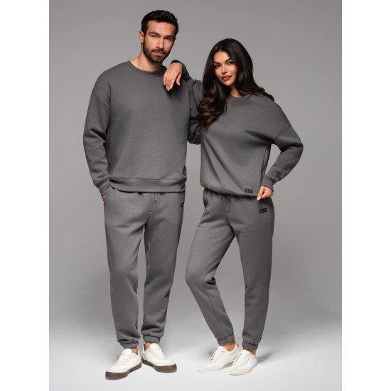 Unisex brīvā laika kostīms pelēks Pāri V18 Z109 - Sievietēm Unisex brīvā laika kostīms pelēks Pāri V18 Z109