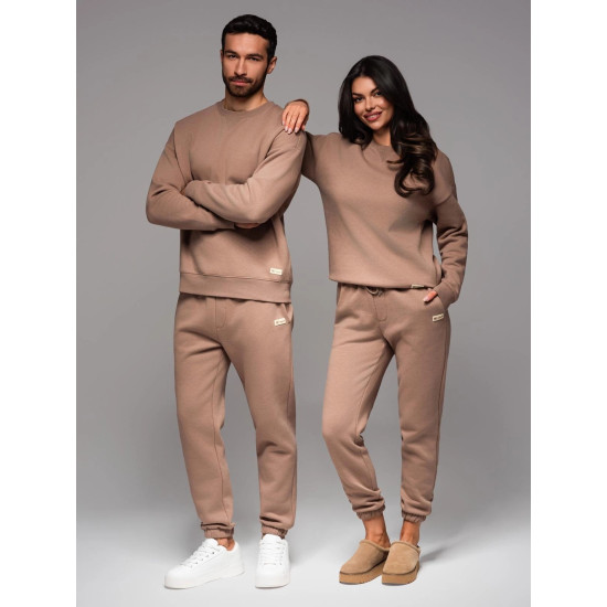 Unisex brīvā laika kostīms brūns Pāri V16 Z109 - Vīriešiem Unisex brīvā laika kostīms brūns Pāri V16 Z109