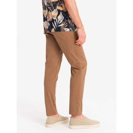Men's brown trousers Adam V4 OM-PACP-0118 - Trousers Men's brown trousers Adam V4 OM-PACP-0118