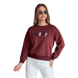 Sieviešu bordo džemperis Trusty Sieviešu bordo džemperis Trusty