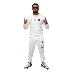 Vīriešu balts džemperis Icon Vīriešu balts džemperis Icon
