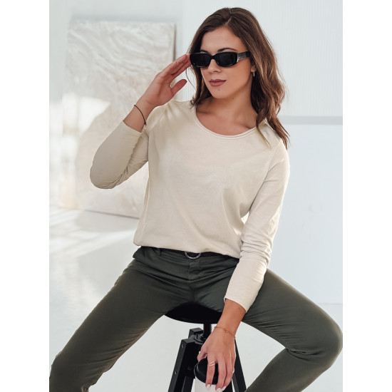 Sieviešu brūna blūze ar kulonu Minimoda RY2680 - Sievietēm Sieviešu brūna blūze ar kulonu Minimoda RY2680