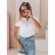 Sieviešu balta blūze Kiss Look RY2836 - Sievietēm Sieviešu balta blūze Kiss Look RY2836