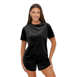 Sieviešu melns velūra komplekts Mona Sieviešu melns velūra komplekts Mona