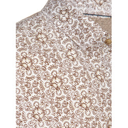 Vīriešu balts krekls ar īsām piedurknēm Tum