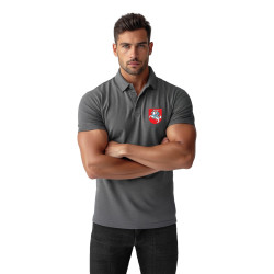 Vīriešu tumši pelēks polo krekls Herb