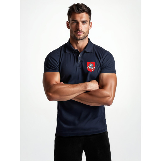 Vīriešu tumši zils polo krekls Herb JS/8T80 - T-krekls Vīriešu tumši zils polo krekls Herb JS/8T80