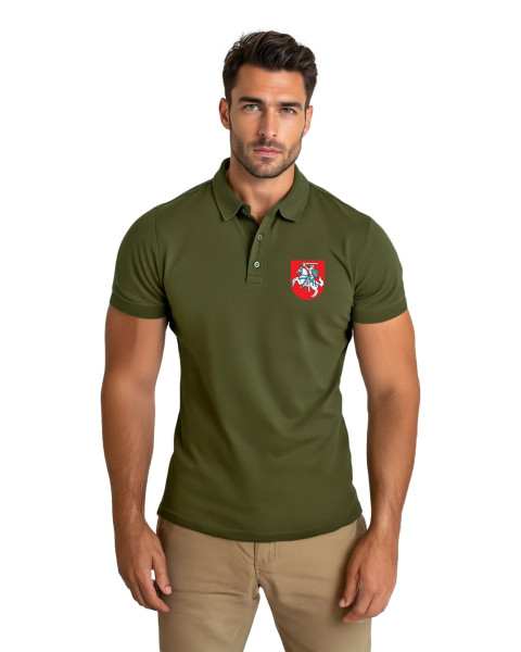 Vīriešu haki krāsas polo krekliņš Herb