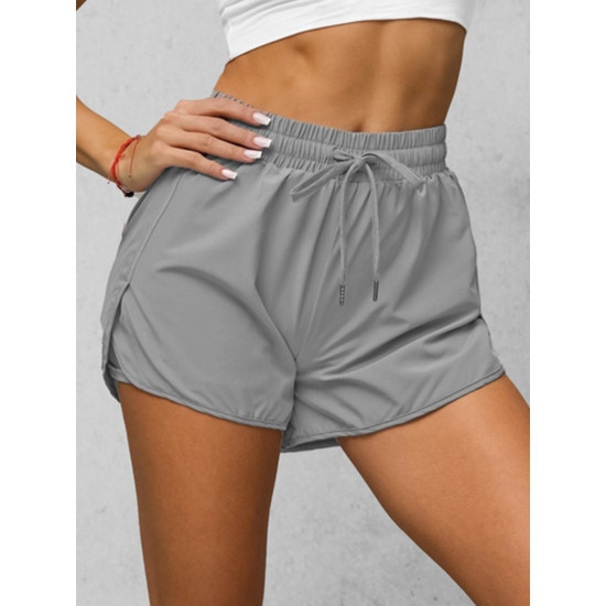Sieviešu pelēkie sporta šorti Boni JS/XY24015S - Sievietēm Sieviešu pelēkie sporta šorti Boni JS/XY24015S