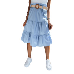 Sieviešu zili midi svārki Randina Sieviešu zili midi svārki Randina