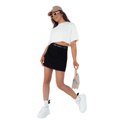 Sieviešu melni mini svārki Daniz Sieviešu melni mini svārki Daniz