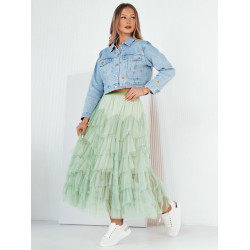 Sieviešu piparmētru krāsas tilla svārki Milani Sieviešu piparmētru krāsas tilla svārki Milani