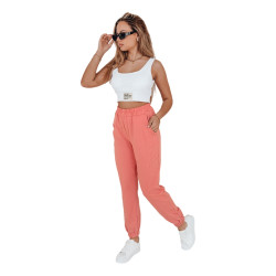 Sieviešu persikās krāsas treniņbikses STIVEL Sieviešu persikās krāsas treniņbikses STIVEL