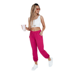 Sieviešu tumši rozā sporta bikses STIVEL Sieviešu tumši rozā sporta bikses STIVEL