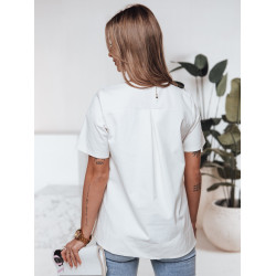 Sieviešu balts T-krekls Binda Sieviešu balts T-krekls Binda