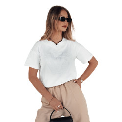 Sieviešu balts Princess T-krekls Sieviešu balts Princess T-krekls