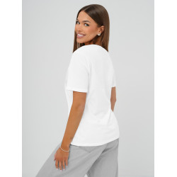 Sieviešu balts T-krekls Inlove