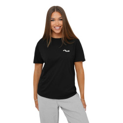 Sieviešu melns T-krekls Inlove