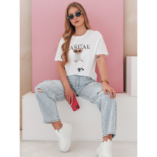 Sieviešu melns T-krekls Classy RY2874 - T-krekls Sieviešu melns T-krekls Classy RY2874