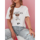 Sieviešu melns T-krekls Classy RY2874 - T-krekls Sieviešu melns T-krekls Classy RY2874