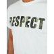 Vīriešu balts T-krekls Respect RX5648 - T-krekls Vīriešu balts T-krekls Respect RX5648
